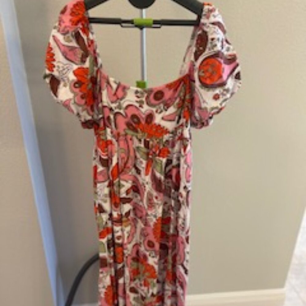 Storia Dresses | Nwt Storia Retro Floral Maxi Dress